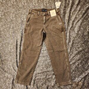 Albercrombie & fitch, brown womens jean 31W 30L LOOSE
